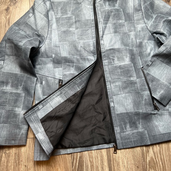 Grey leather jackets in M and L size - Picture 2 of 4